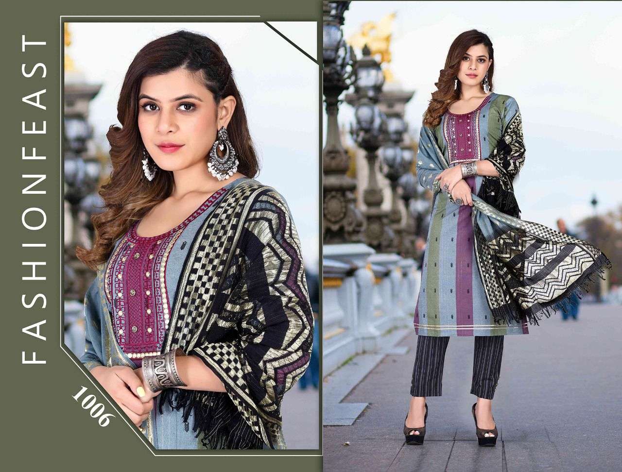 TEXOFAB RIYAA SAVRIYAA VOL-1 STRAIGHT KURTI CATALOG