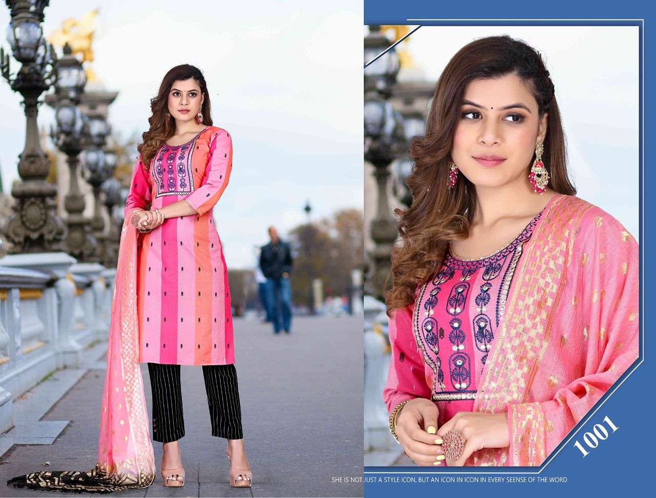 TEXOFAB RIYAA SAVRIYAA VOL-1 STRAIGHT KURTI CATALOG