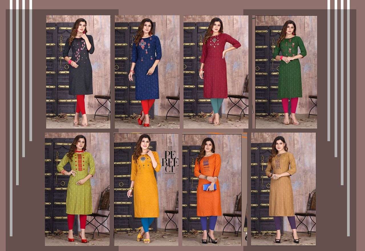 TF AALIYA VOL-1 STRAIGHT KURTI CATALOG