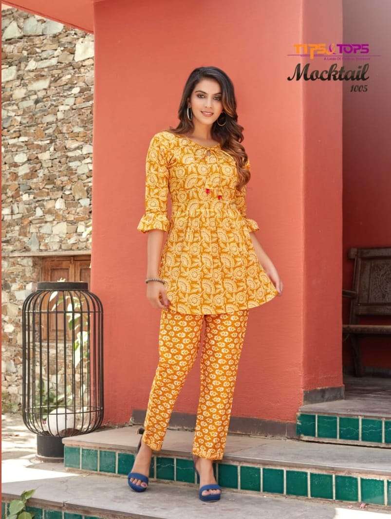 TIPS & TOPS MOCKTAIL D.NO-1005 SPECIAL KURTI