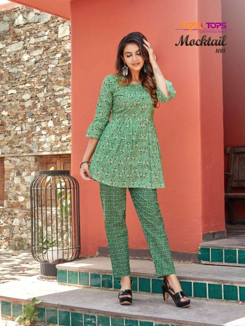 TIPS & TOPS MOCKTAIL D.NO-1001 SPECIAL KURTI