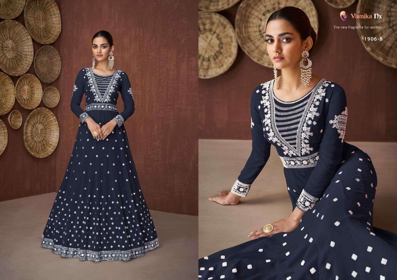 VAMIKA NX SIYA  5 COLOURS ANARKALI GOWN CATALOG