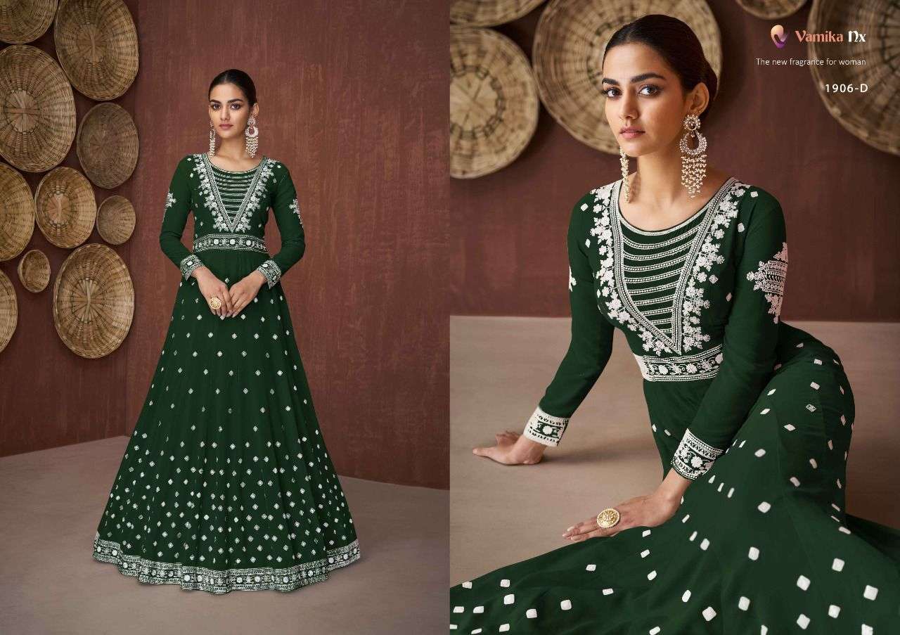 VAMIKA NX SIYA  5 COLOURS ANARKALI GOWN CATALOG