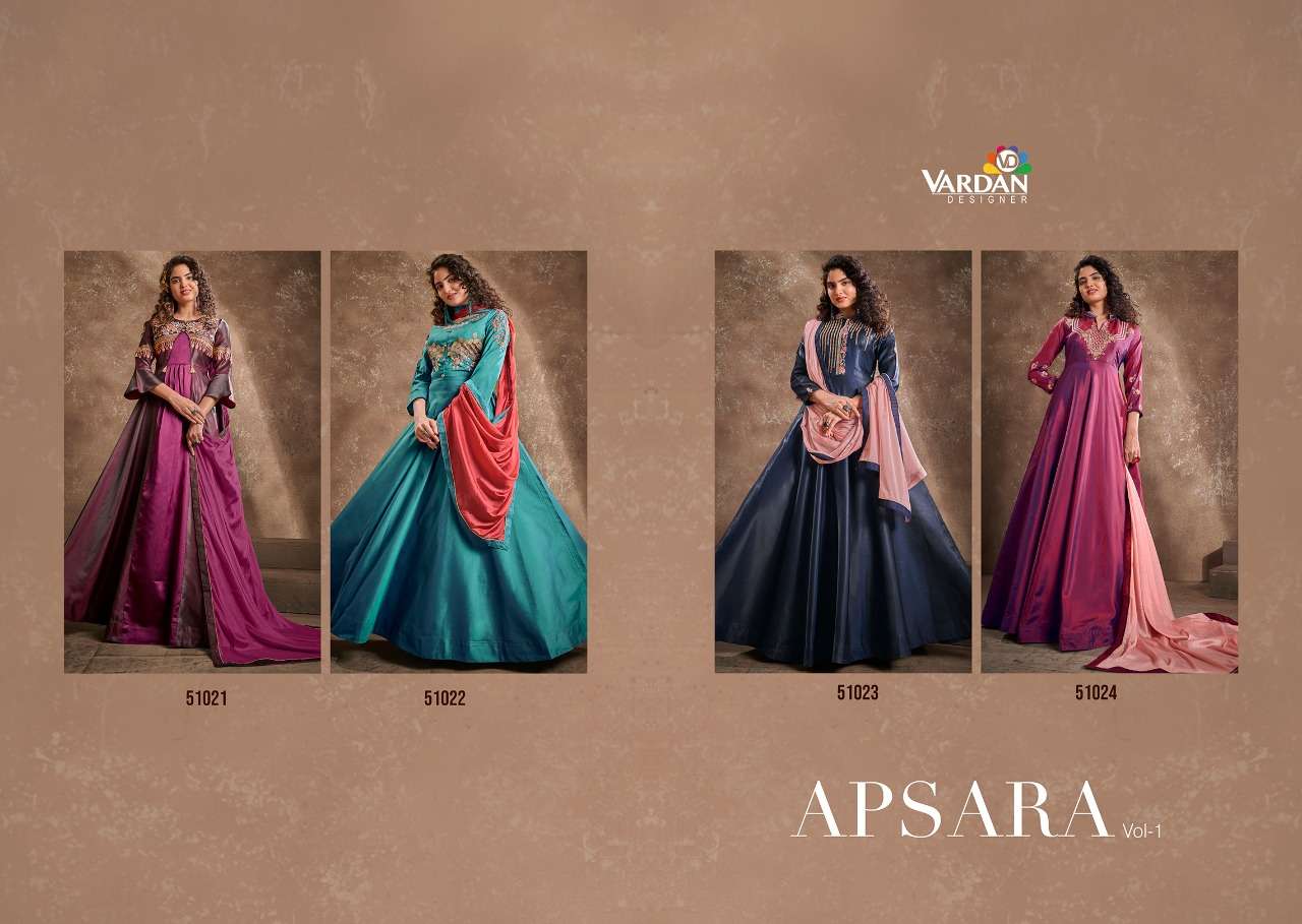 VARDAN DESIGNER APSARA VOL-1 READYMADE GOWN CATALOG