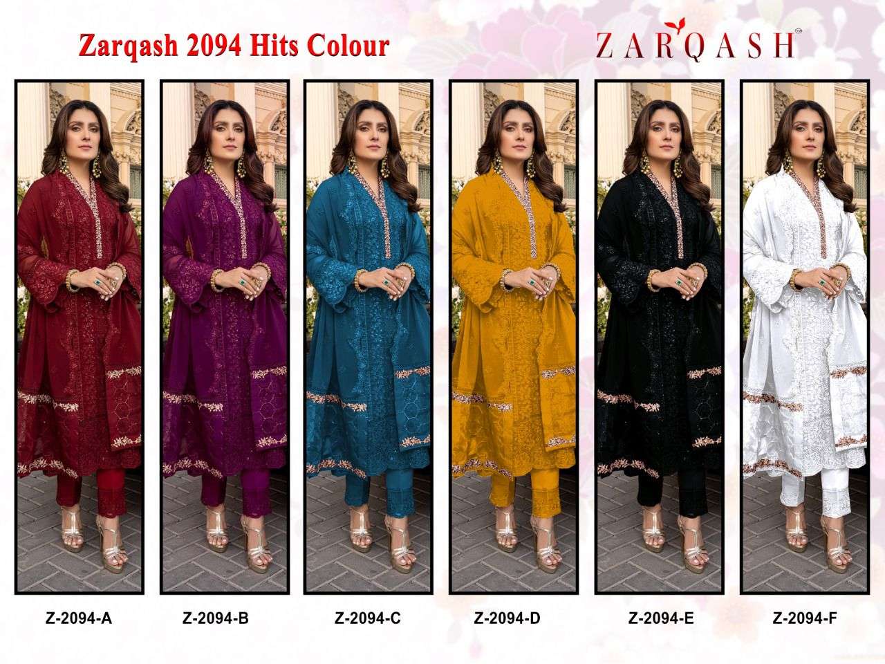 ZARQASH AZURE LUXE 2094 HIT COLOURS CATALOG