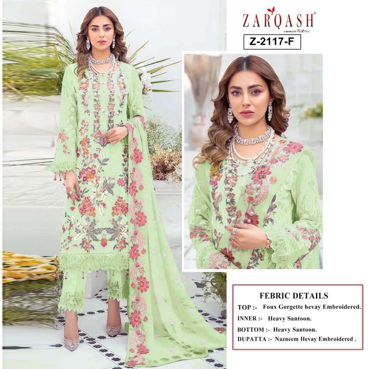 ZARQASH  TAZIMA  3PCS  SUIT CATALOG