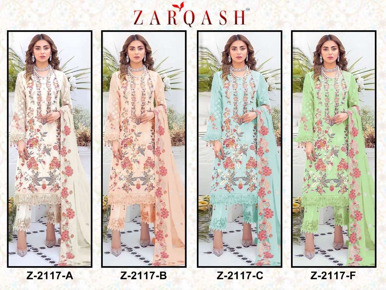 ZARQASH  TAZIMA  3PCS  SUIT CATALOG