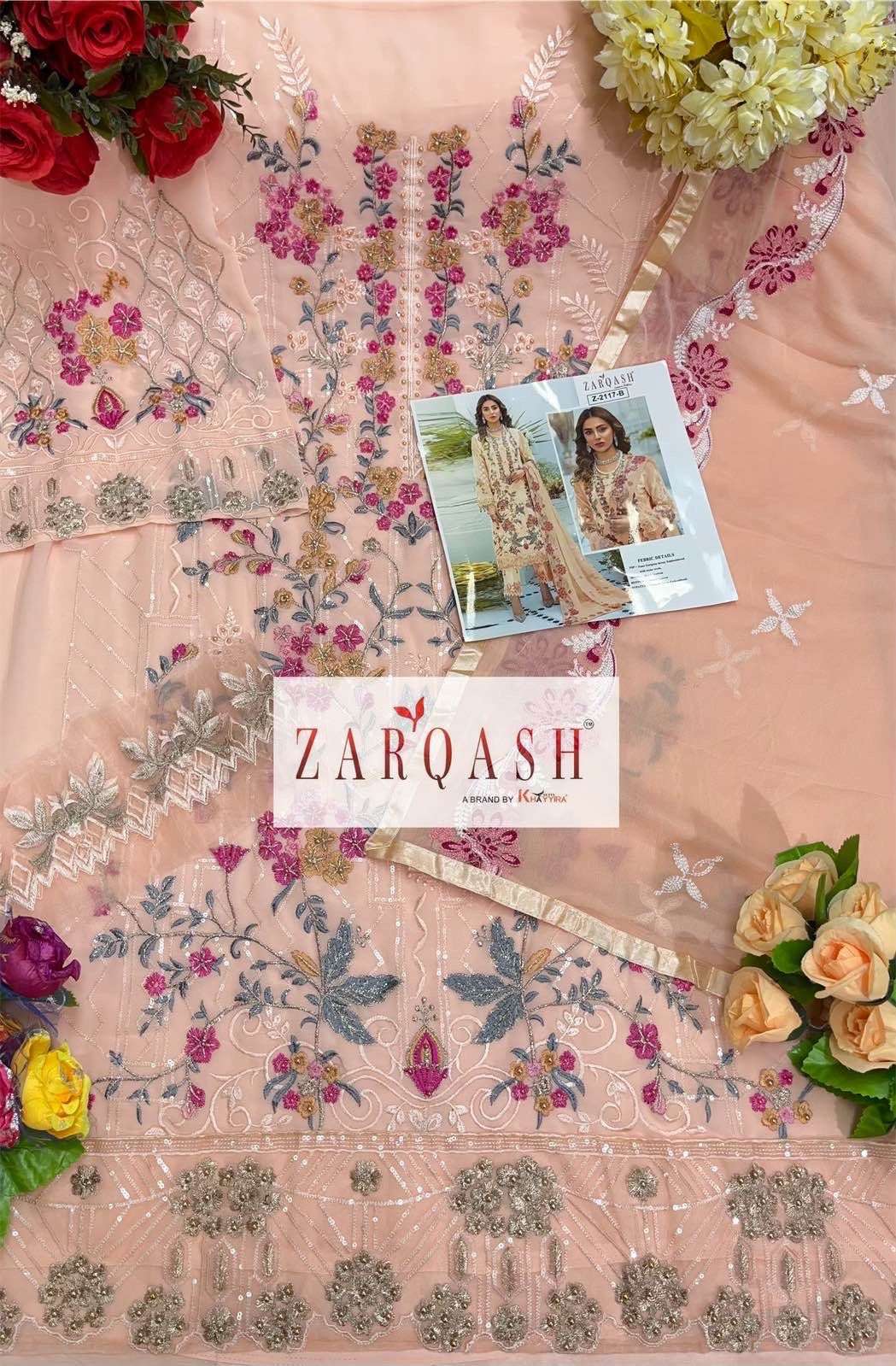 ZARQASH  TAZIMA  3PCS  SUIT CATALOG