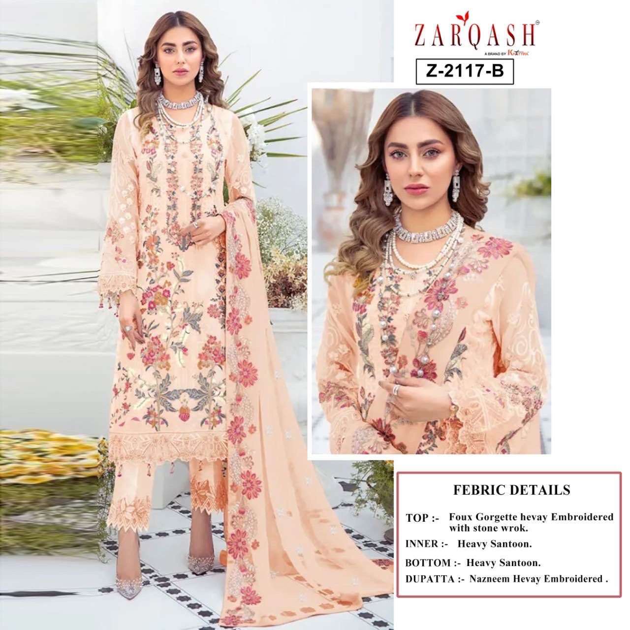 ZARQASH  TAZIMA  3PCS  SUIT CATALOG