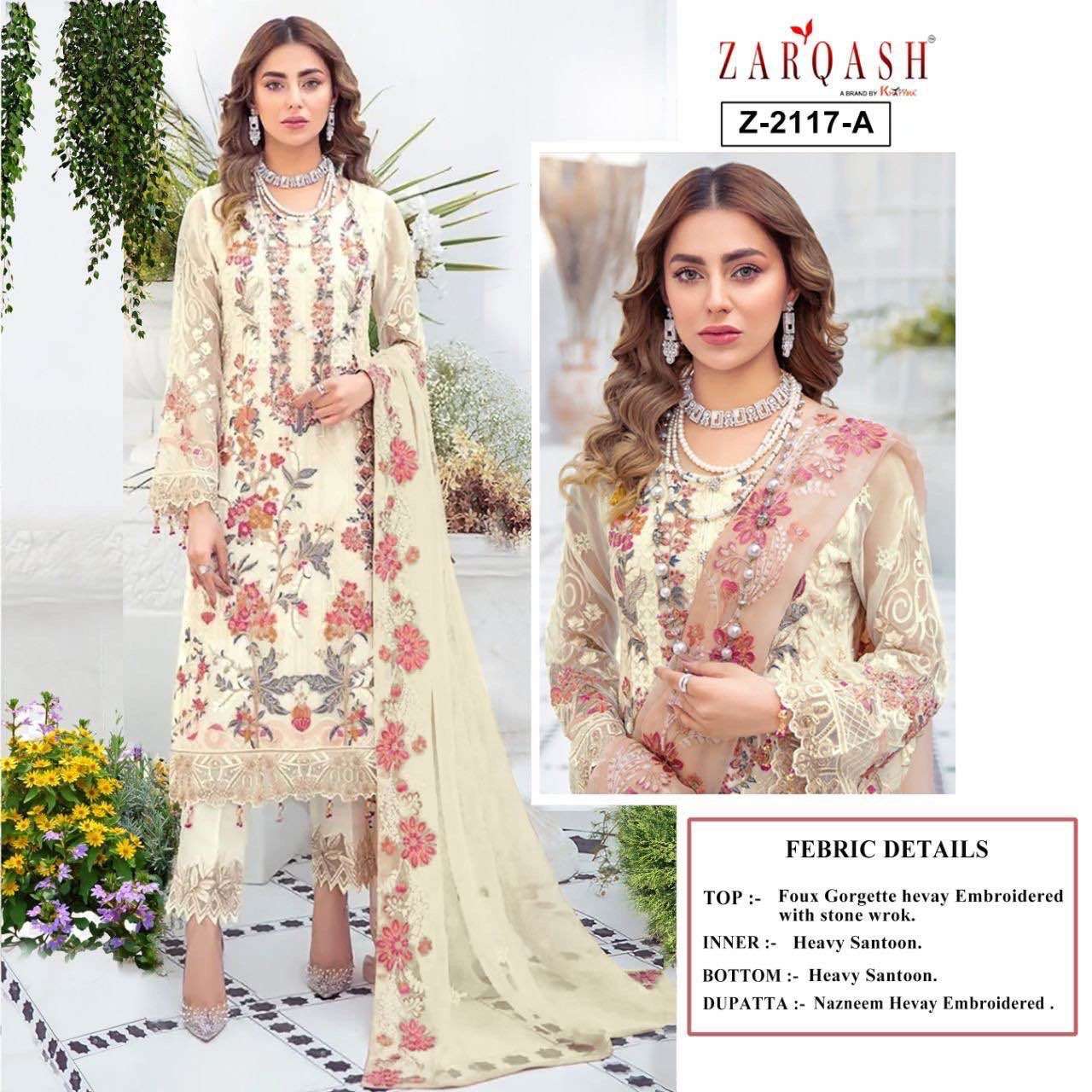 ZARQASH  TAZIMA  3PCS  SUIT CATALOG