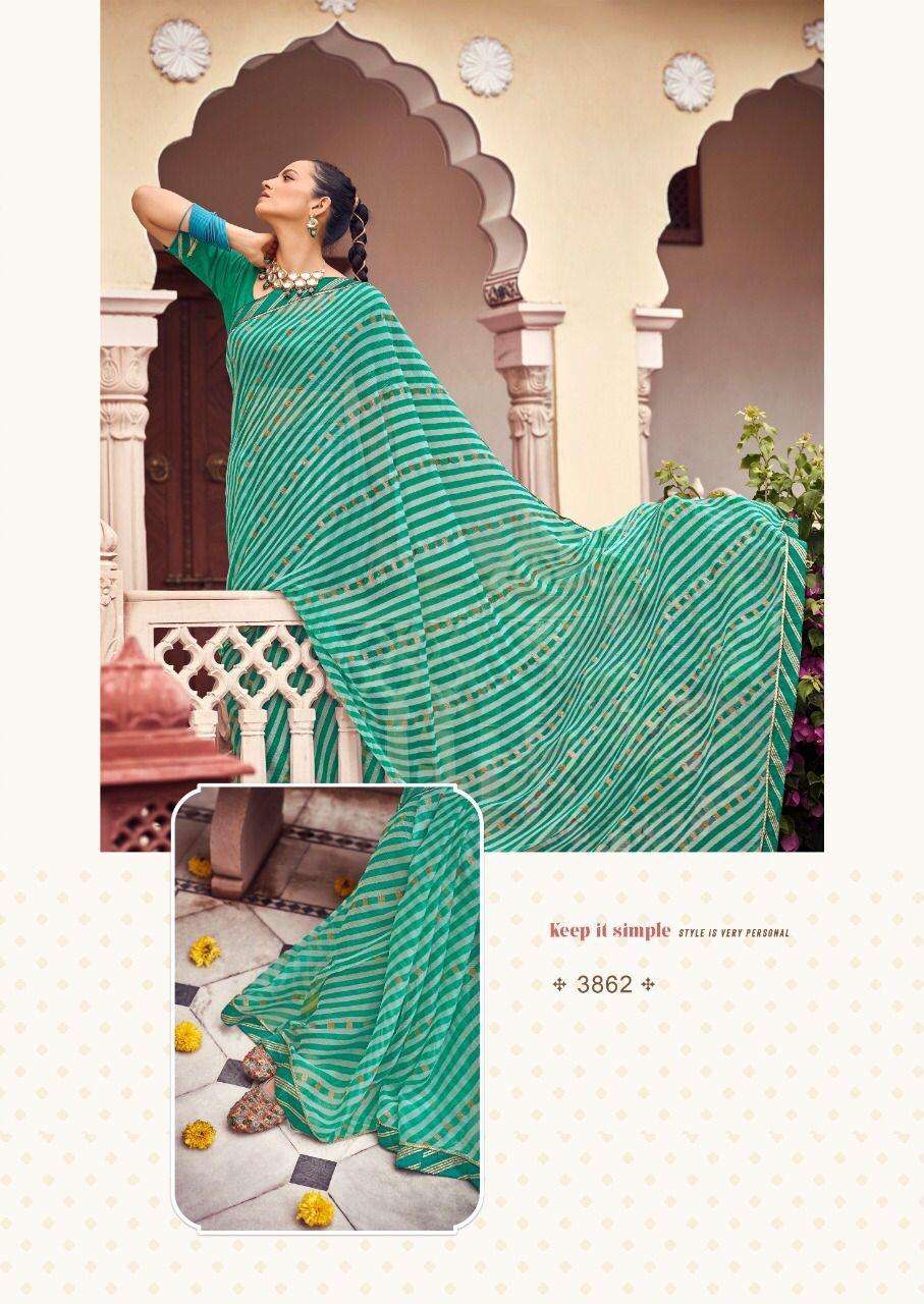 5D DESIGNER RUCHIKA JARI PRINT SAREE CATALOG