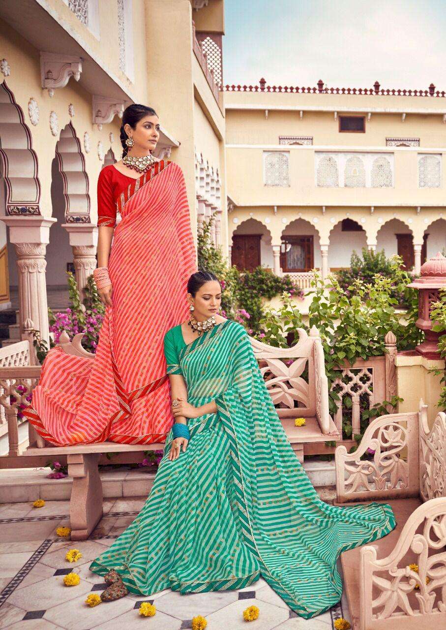 5D DESIGNER RUCHIKA JARI PRINT SAREE CATALOG