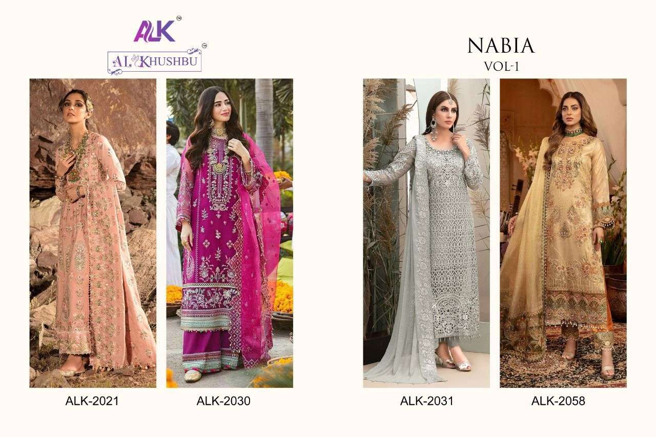 AL_KHUSHBU NABIA VOL-1 PAKISTANI SUIT CATALOG