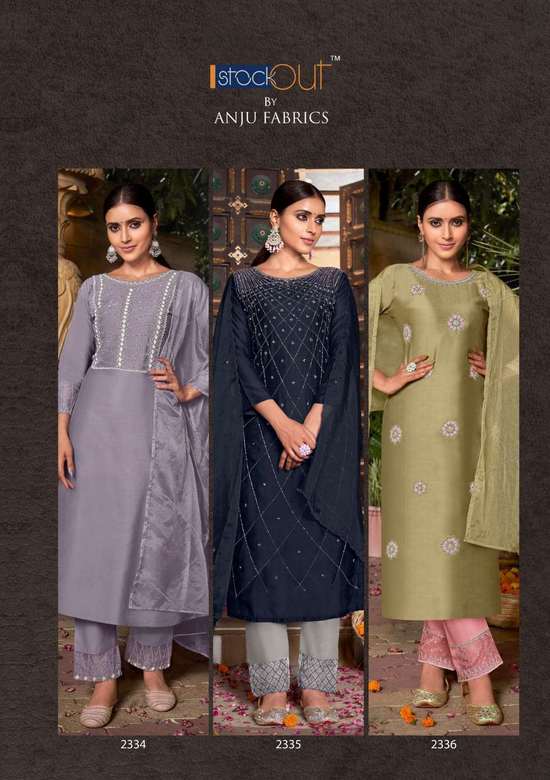 ANJU FABRIC GHUGHAT VOL-5  3PCS CONCEPT CATALOG 