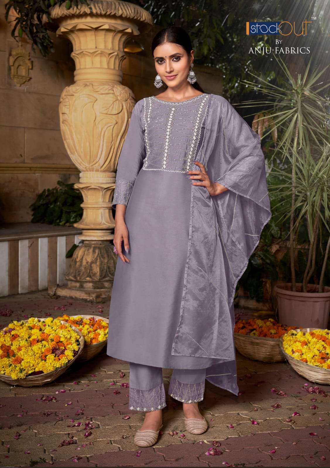 ANJU FABRIC GHUGHAT VOL-5  3PCS CONCEPT CATALOG 