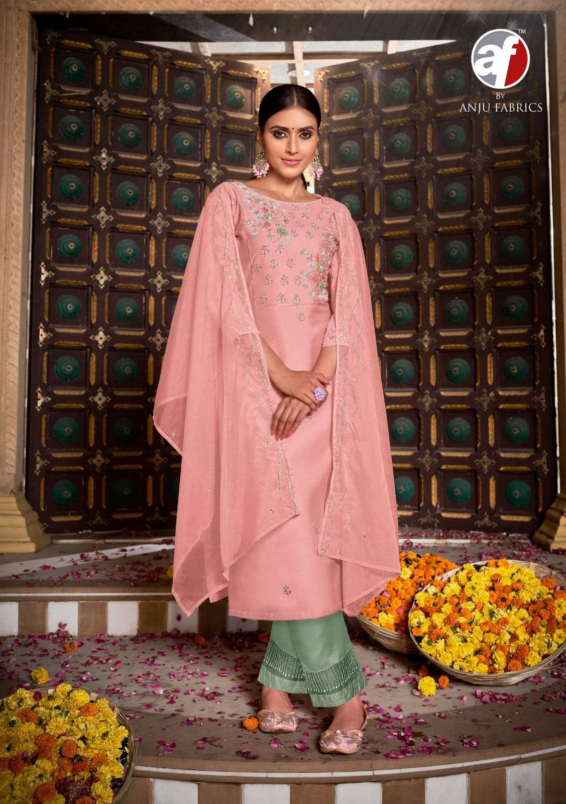 ANJU FABRIC GHUGHAT VOL-5  3PCS CONCEPT CATALOG 