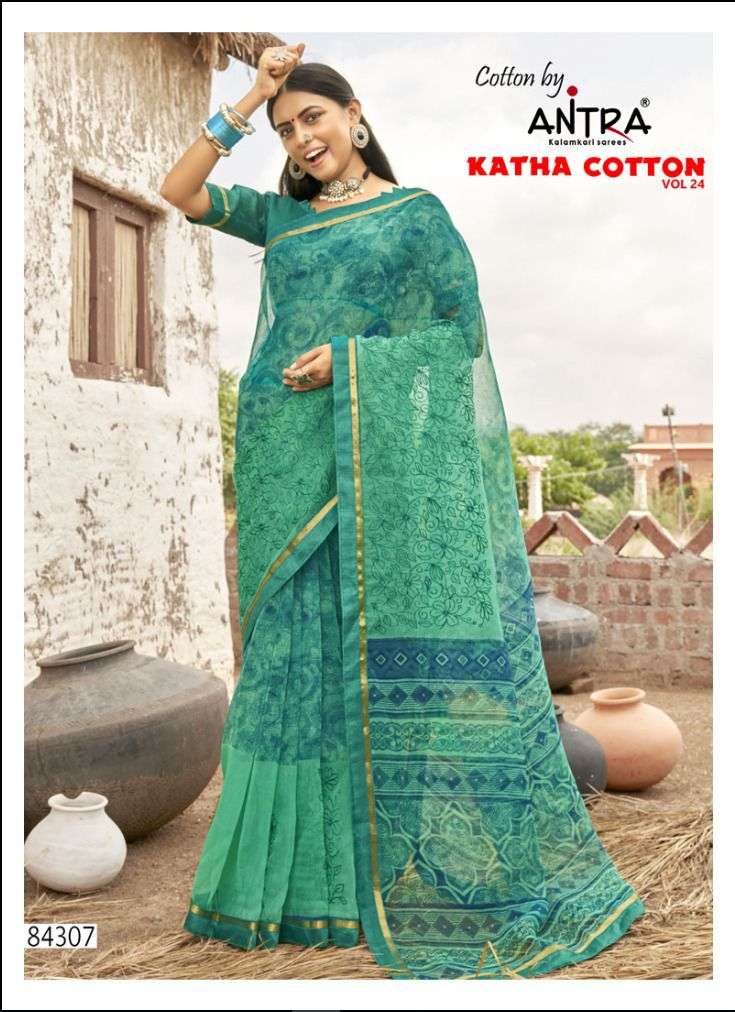 ANTRA KATHA COTTON VOL-24 SAREE CATALOG