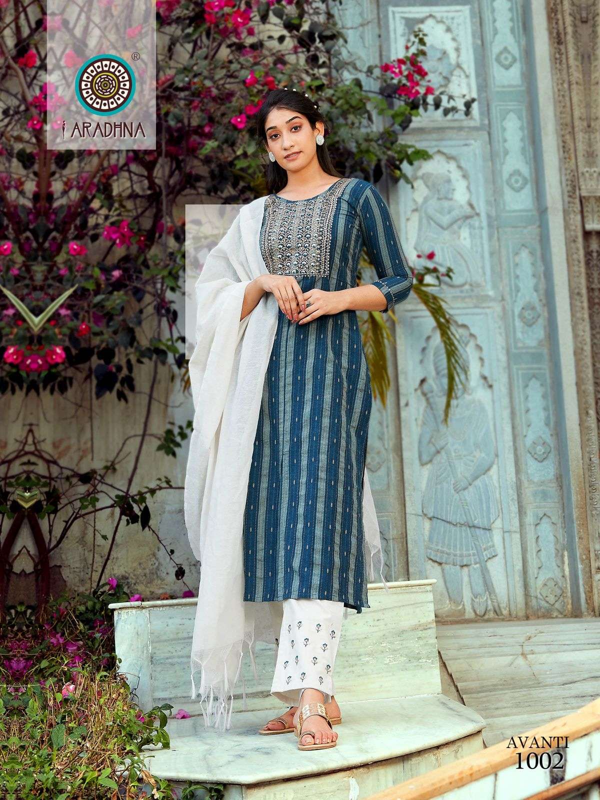 ARADHANA AVANTI VOL-1 EMBROIDERED 3PCS CATAOG 