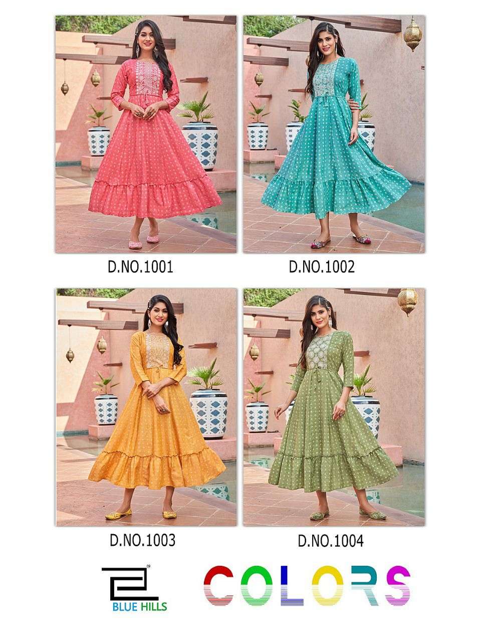 BLUE HILLS COLOURS GOWN CATALOG