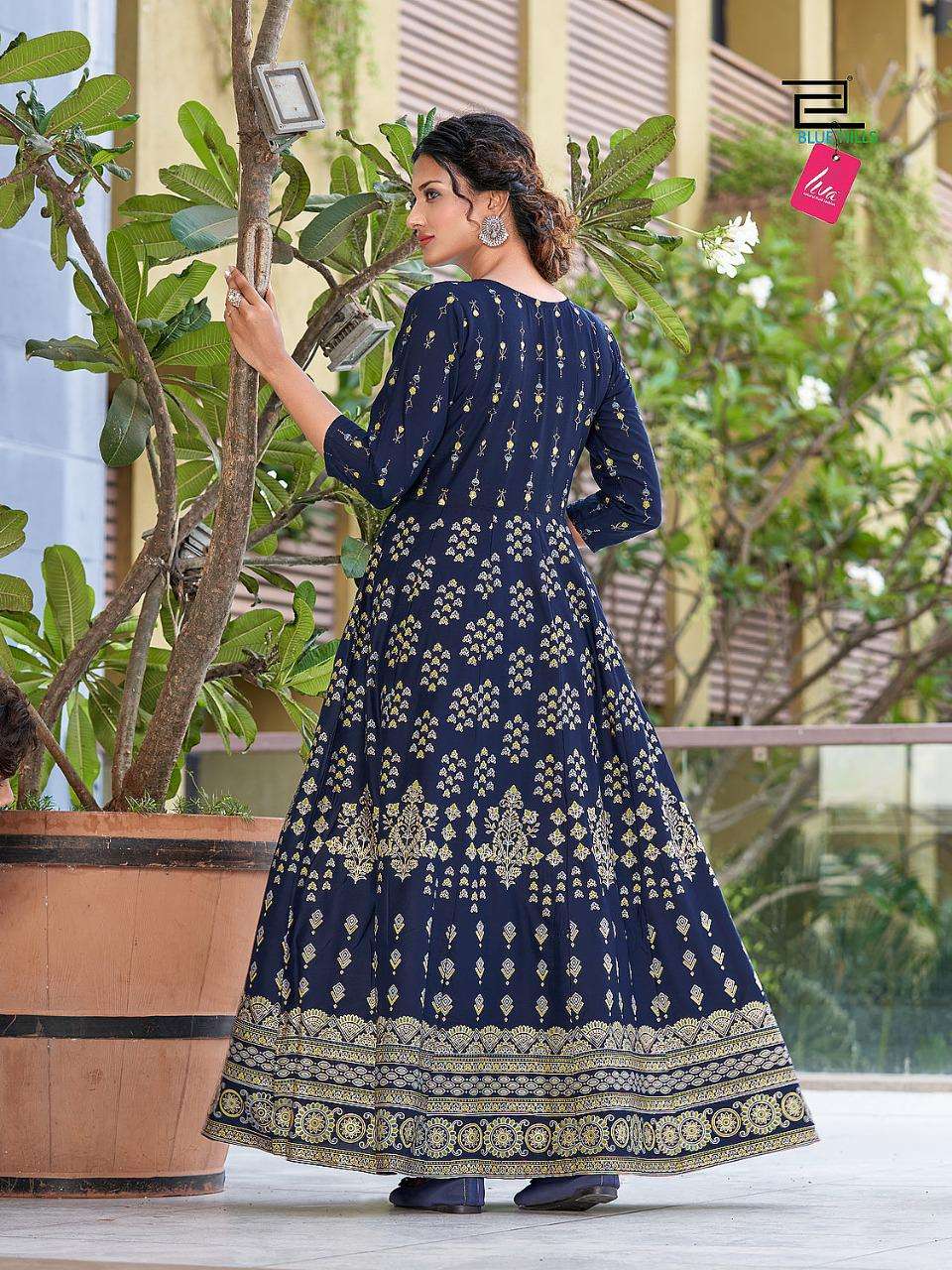 BLUE HILLS  FESTIVAL NIGHT VOL-3 PRINTED KURTI CATALOG