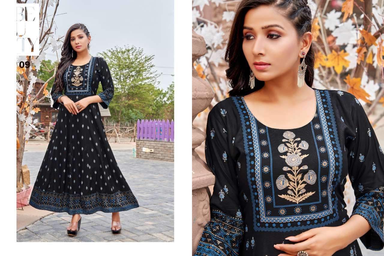 H.DOT SAMANTHA ANARKALI KURTI CATALOG