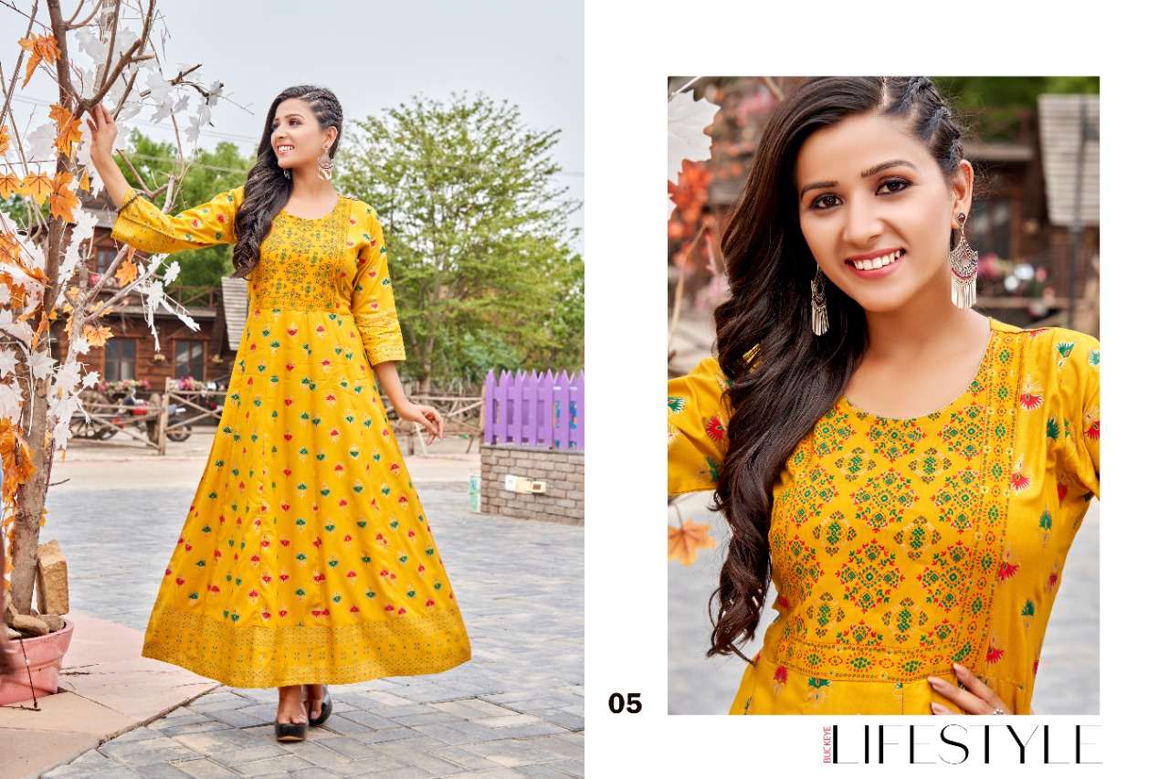 H.DOT SAMANTHA ANARKALI KURTI CATALOG