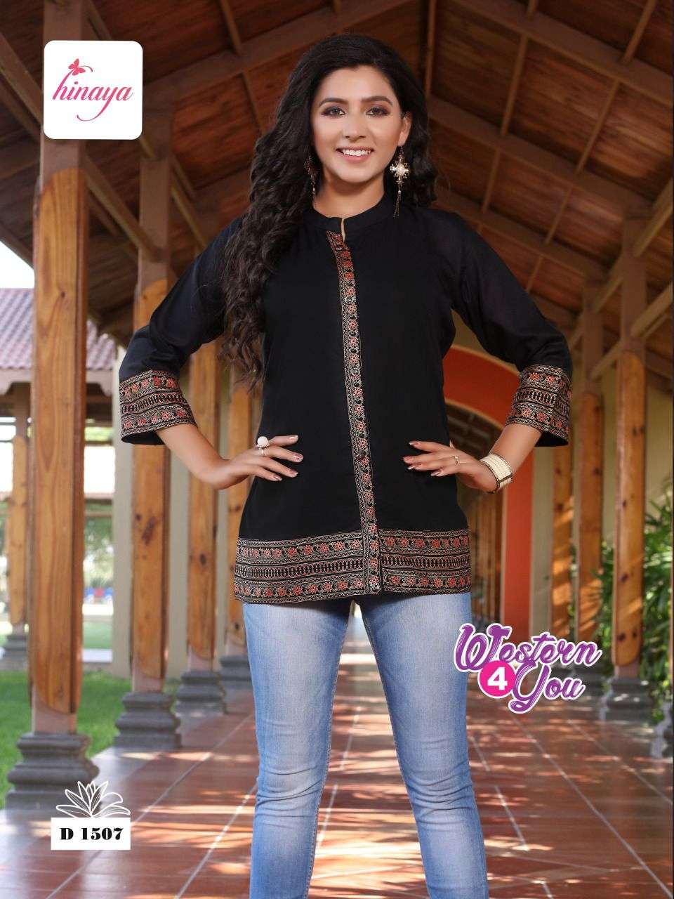 HINAYA WESTERN 4 YOU  VOL-10 TRENDY TOP CATALOG