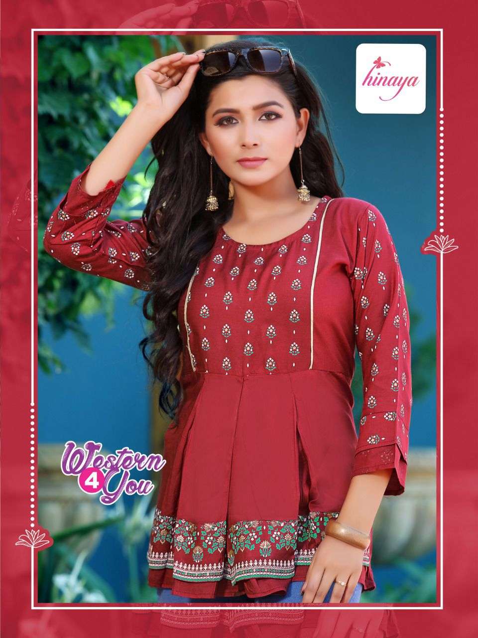 HINAYA WESTERN 4 YOU  VOL-10 TRENDY TOP CATALOG