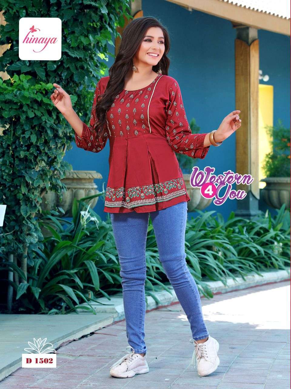 HINAYA WESTERN 4 YOU  VOL-10 TRENDY TOP CATALOG