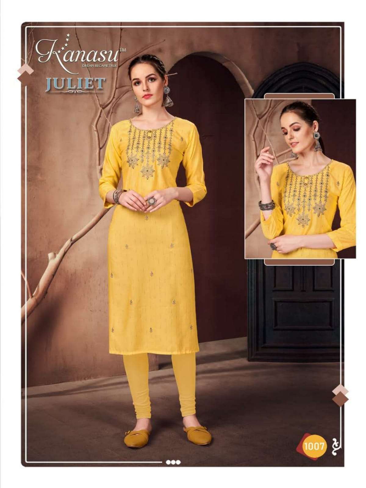 KANASU KURTI JULIET STRAIGHT KURTI CATALOG