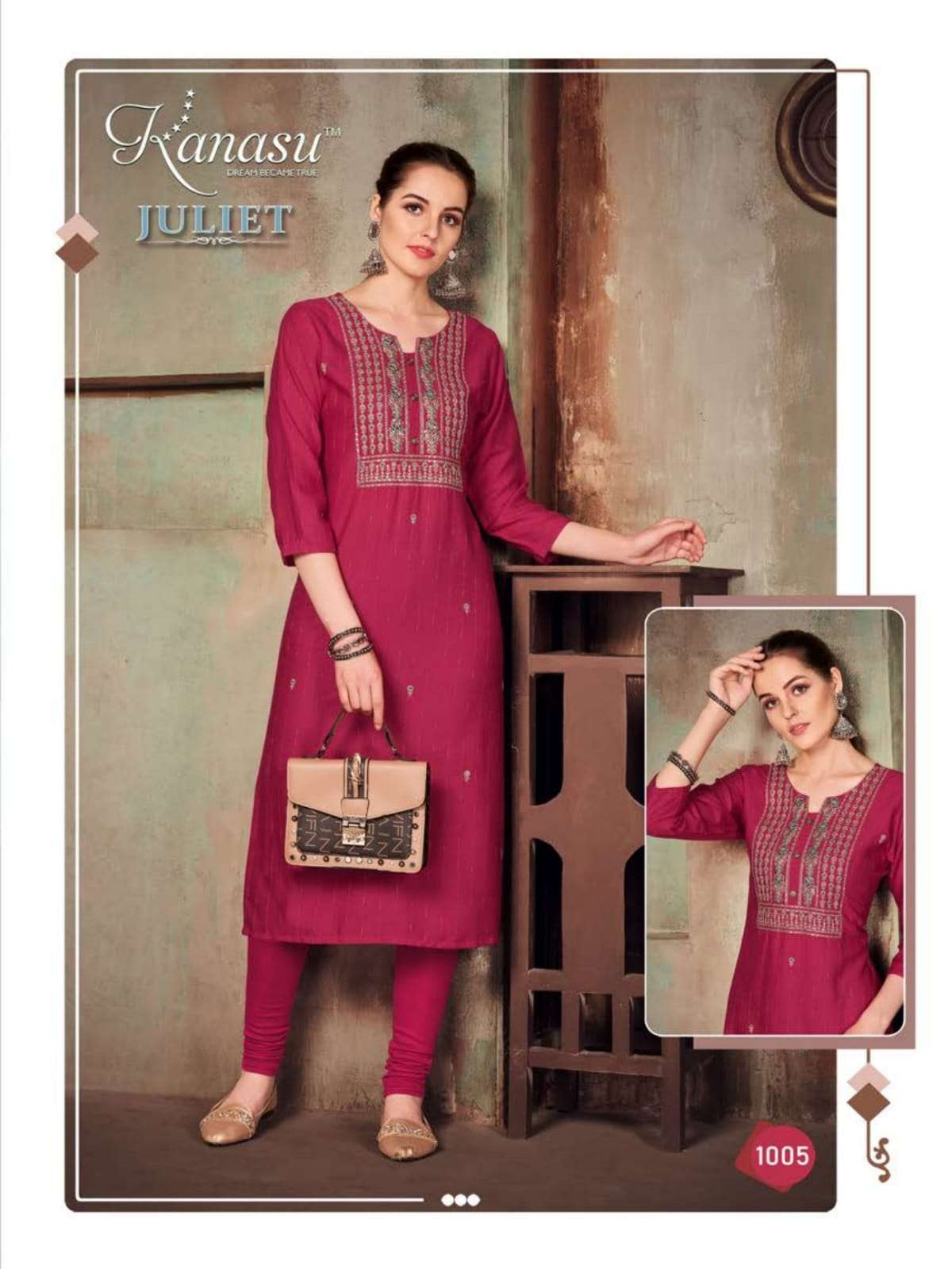 KANASU KURTI JULIET STRAIGHT KURTI CATALOG