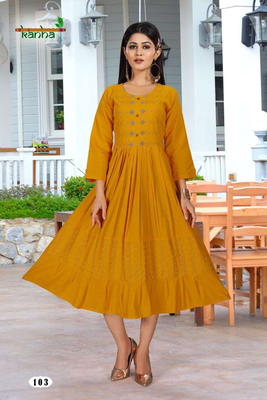 KANHA KANAK HEAVY KURTI CATALOG