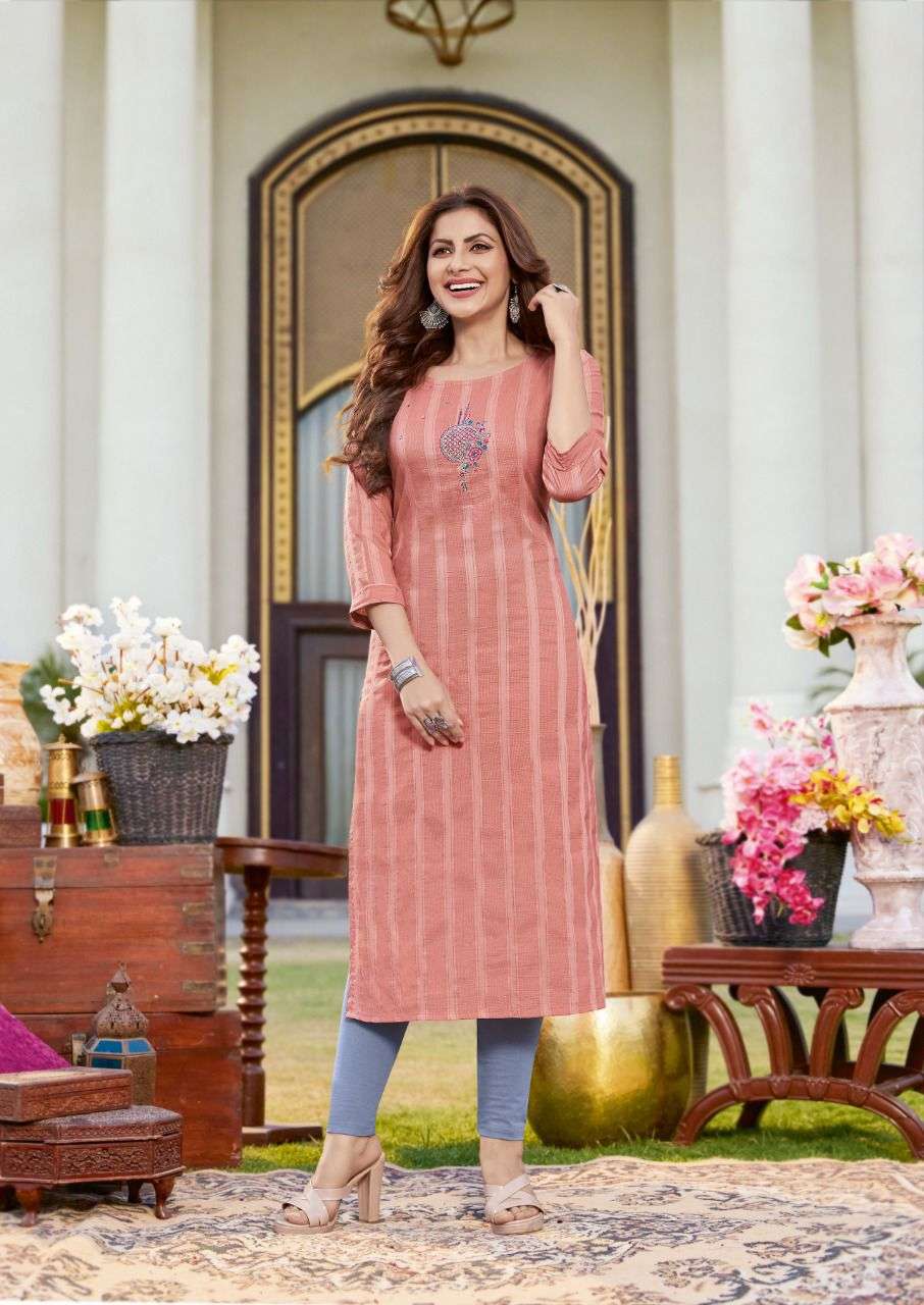 KEELOO ROSIE VOL-1 STRIPS KURTI CATALOG