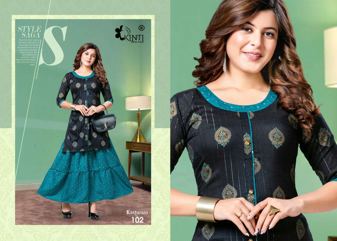 KINTI KASTURAM SKIRT & TOP SET CATALOG