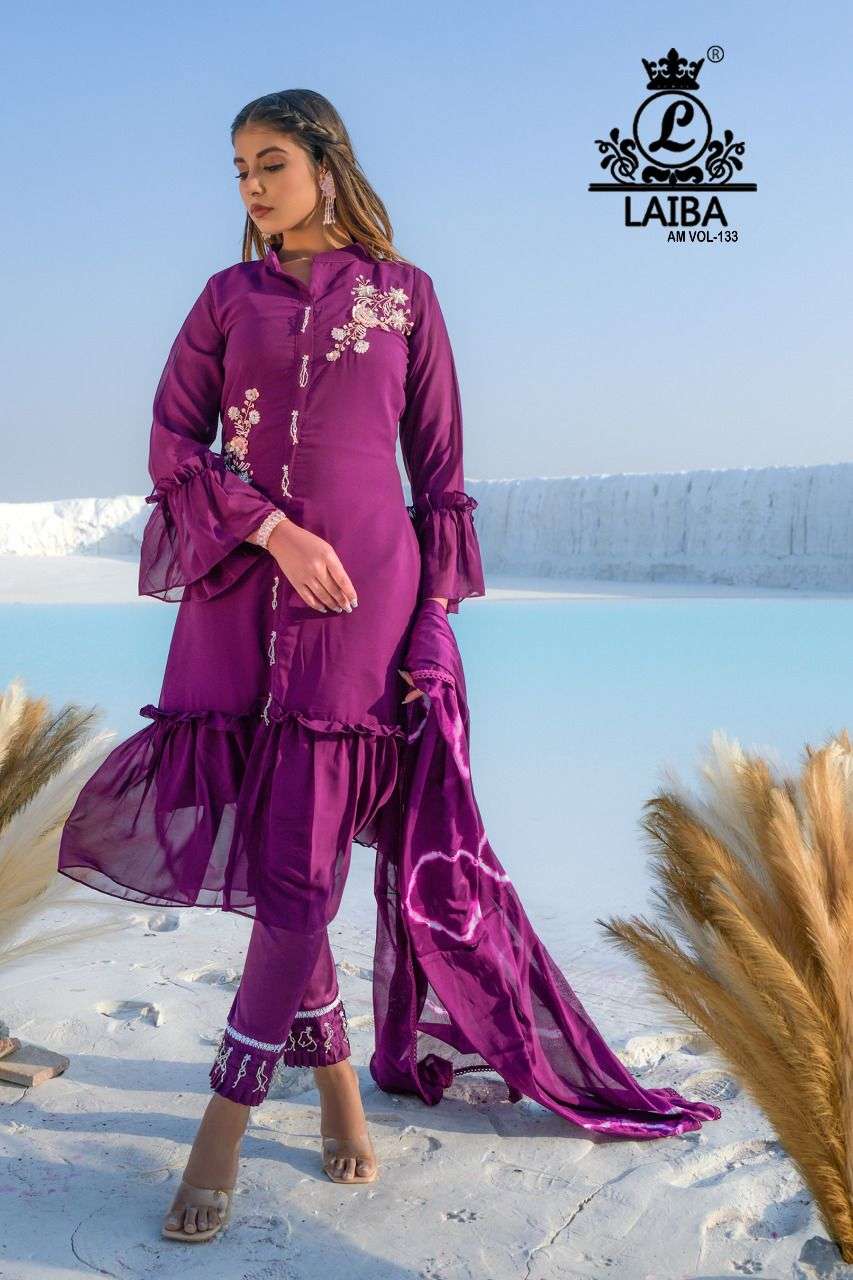  LAIBA THE DESIGNER STUDIO AM VOL-133 EID CATALOG