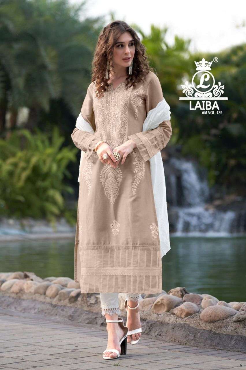  LAIBA THE DESIGNER STUDIO AM VOL-139 SUIT CATLOG.