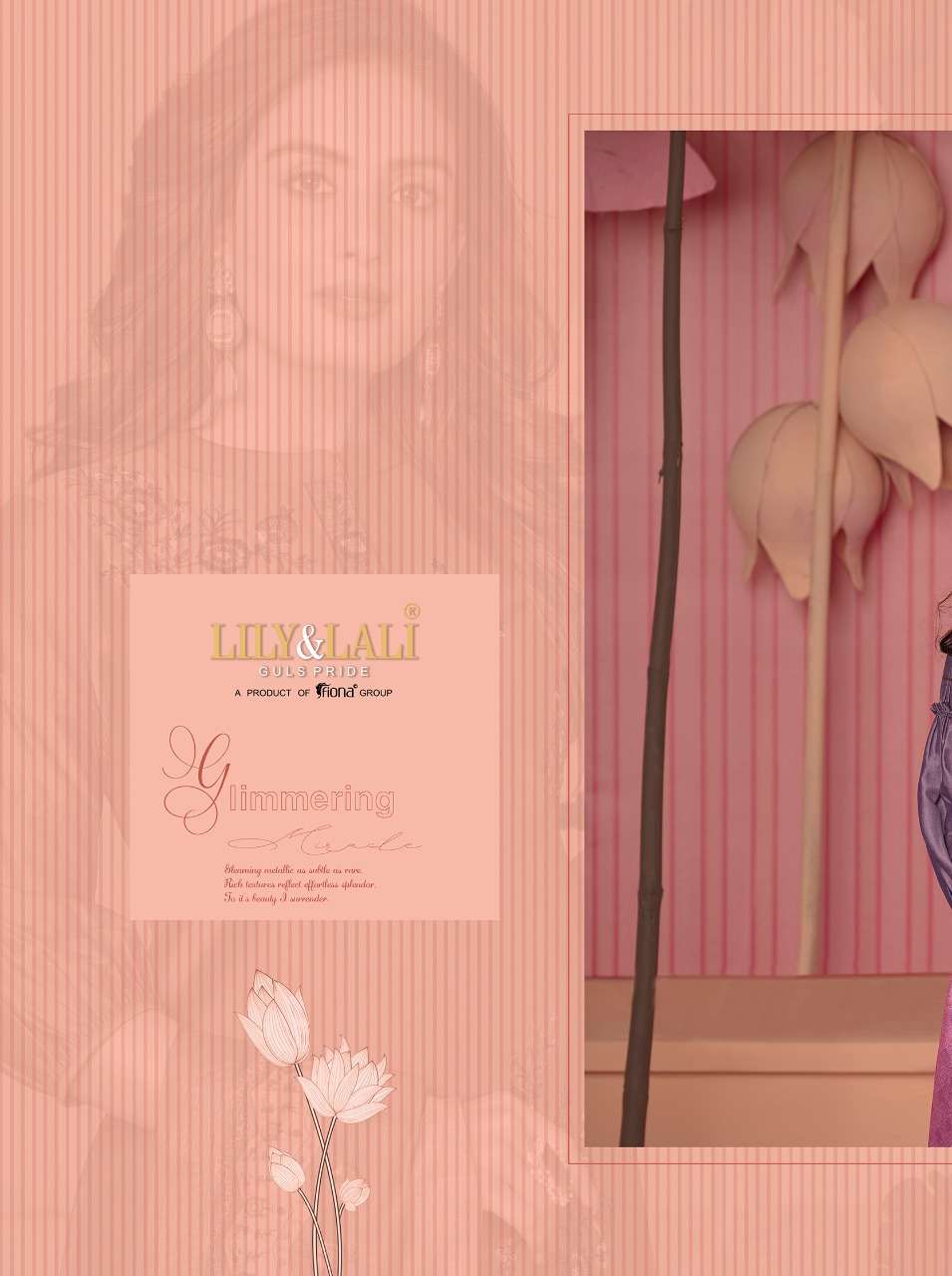 LILY & LALI  MONALISA VOLL-5 BEMBERG SILK 3 PCS CONCEPT 