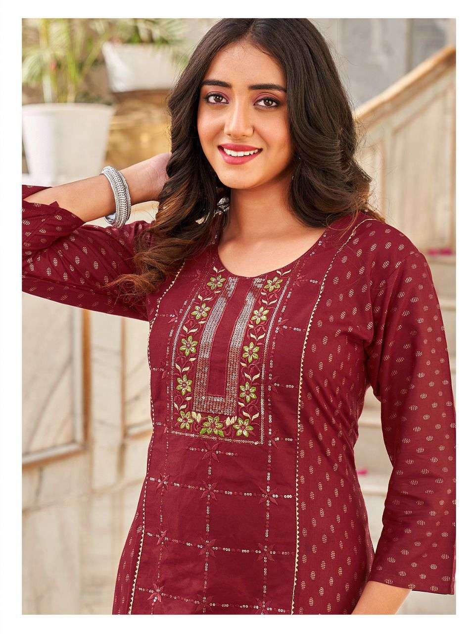 MAJISHA NX DESTINY VOL-1 FOIL PRINT KURTI CATALOG