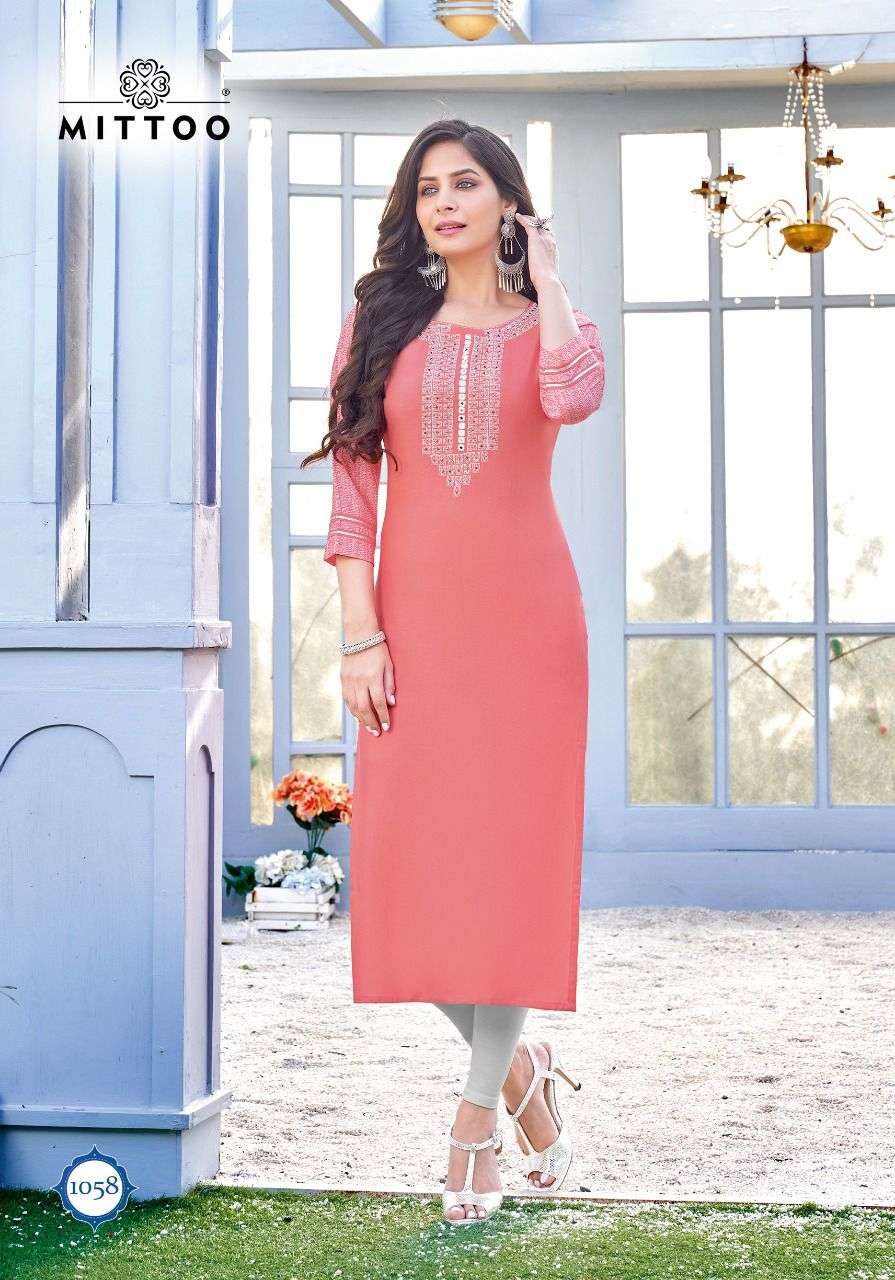 MITTOO PRINCE DESIGNER PRINTED KURTI CATALOG