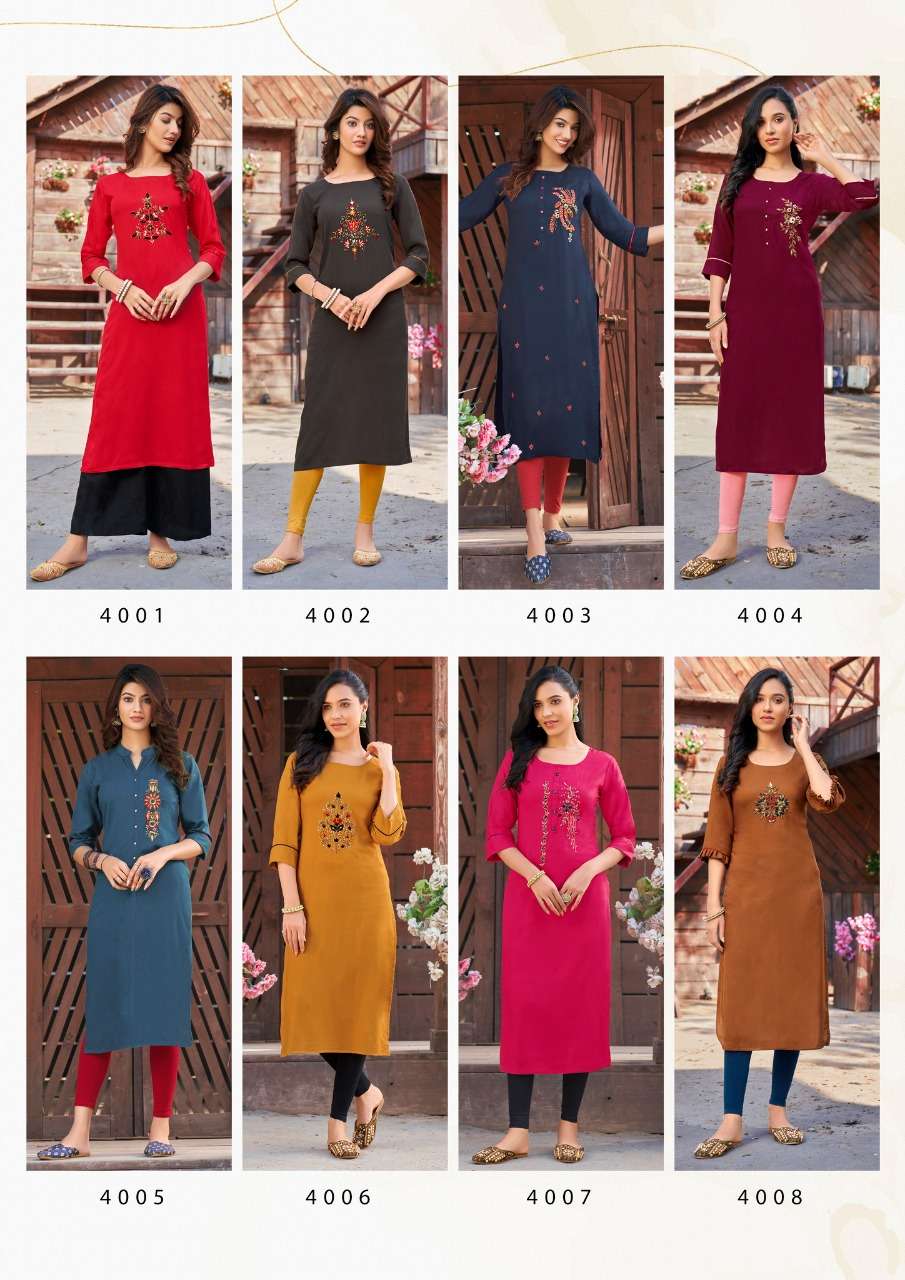 PARRA STUDIO VESTURE VOL-4 DESIGNER KURTI CATALOG
