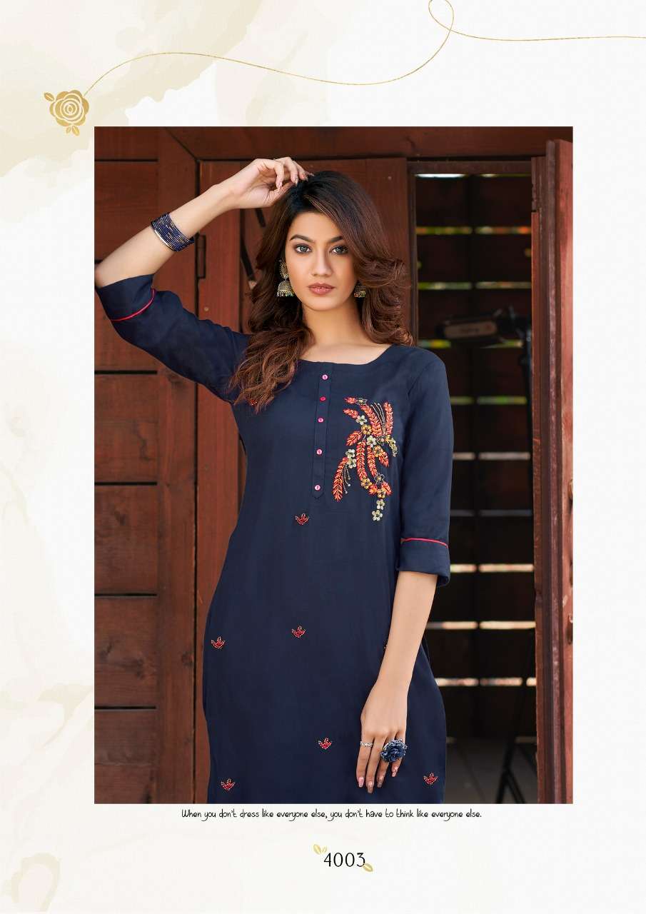 PARRA STUDIO VESTURE VOL-4 DESIGNER KURTI CATALOG