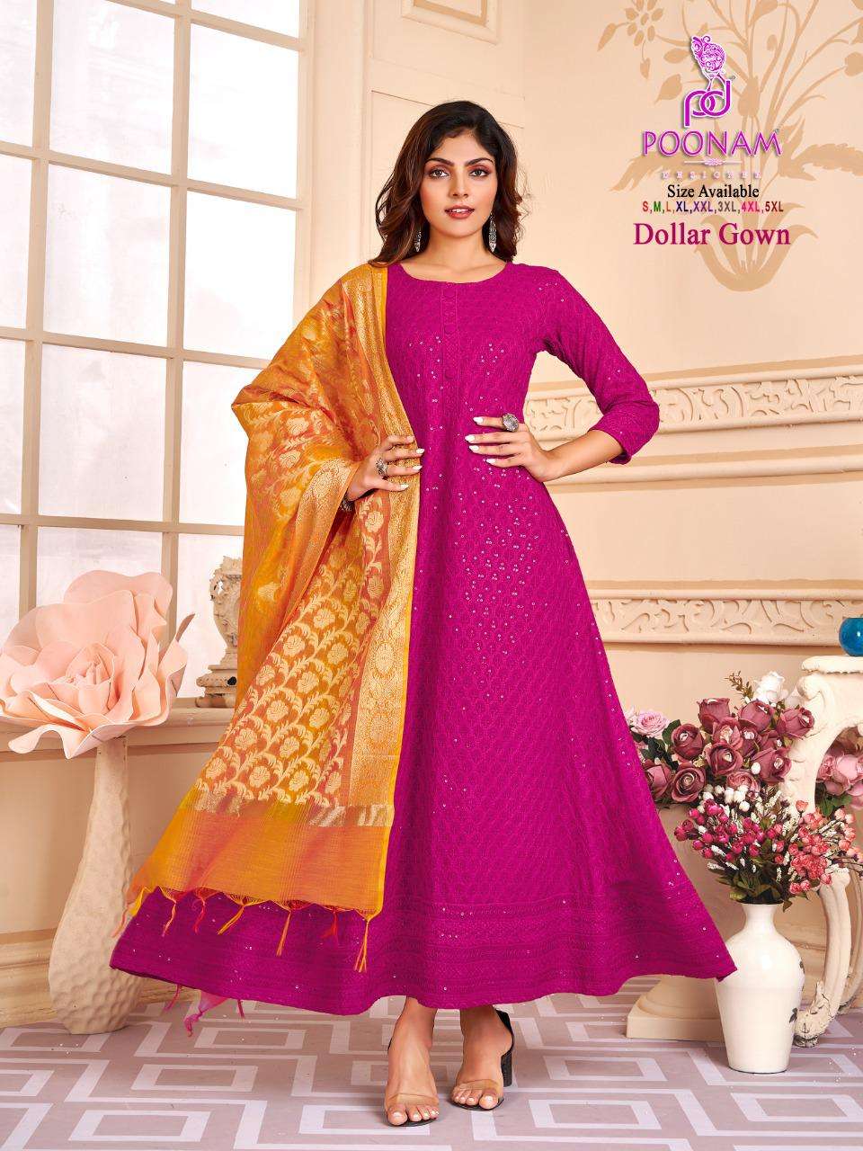 POONAM DESIGNER DOLLAR GOWN CATALOG