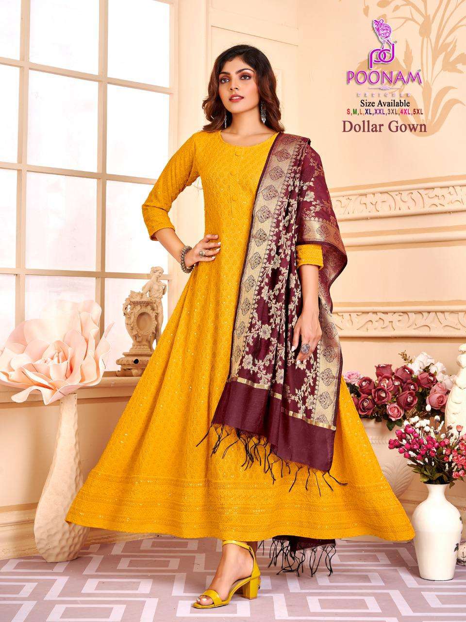 POONAM DESIGNER DOLLAR GOWN CATALOG