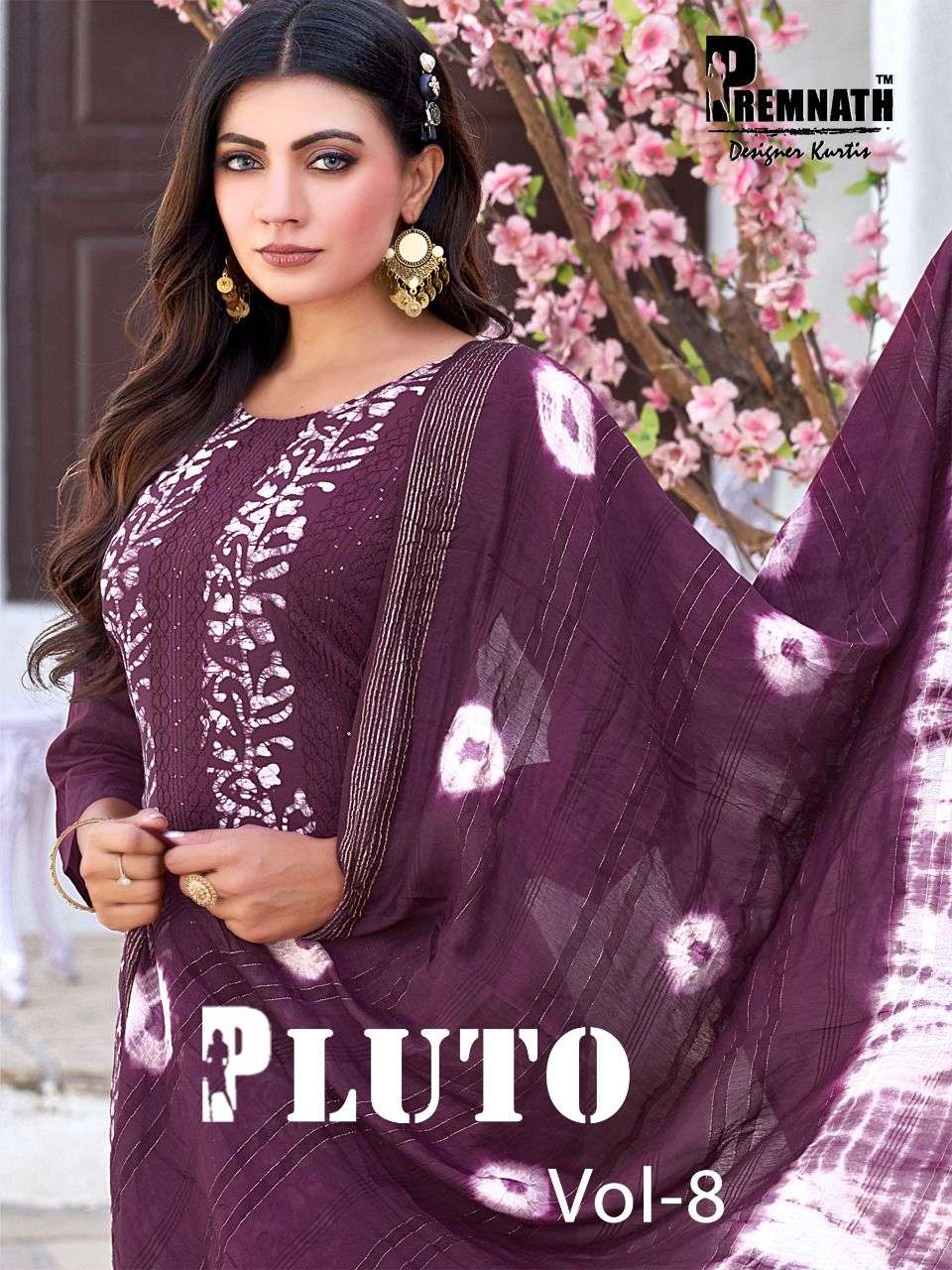 PREMNATH DESIGNER PLUTO VOL-8  3PCS CONCEPT CATALOG