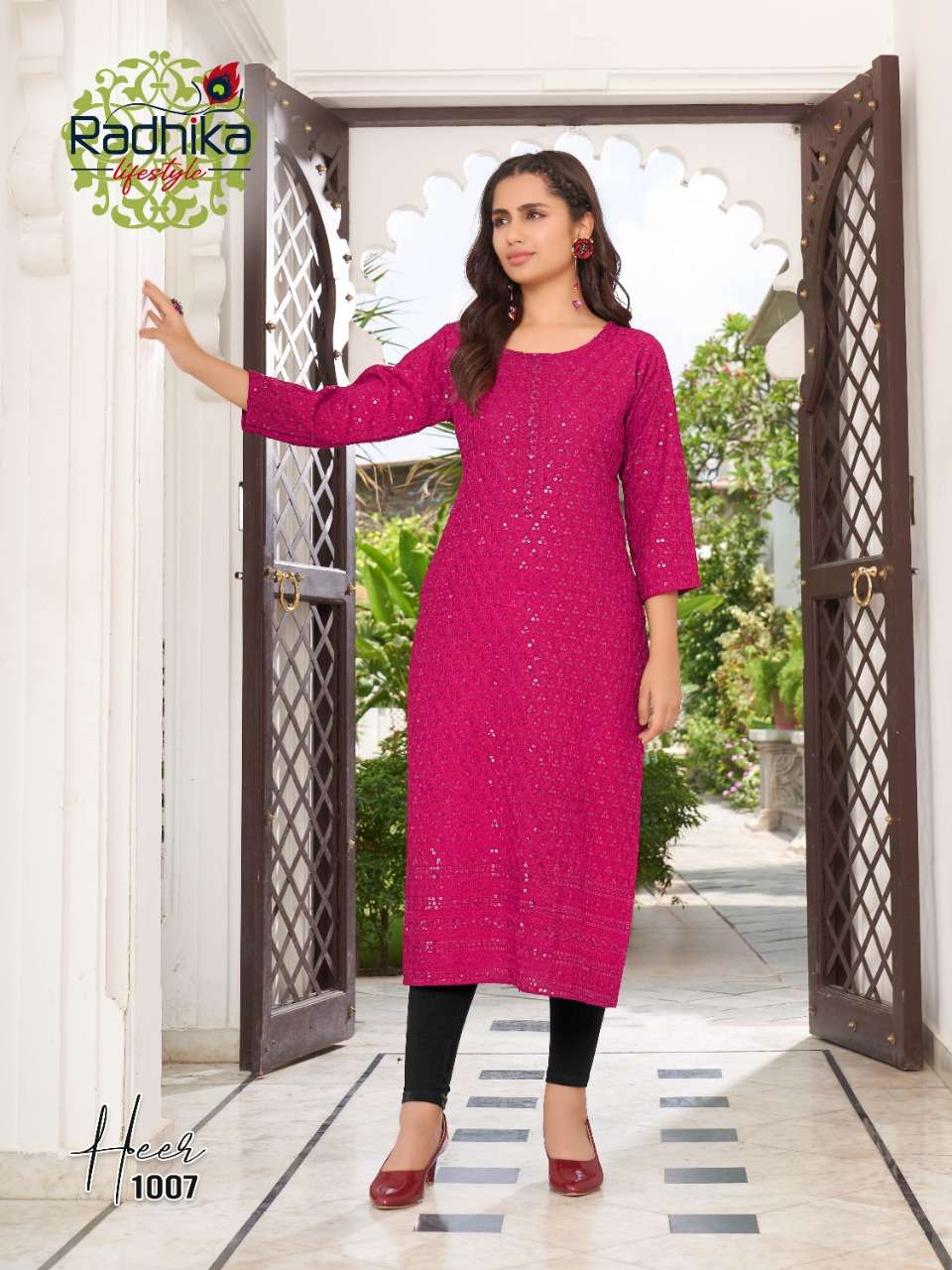 RADHIKA LIFESTYLE HEER  SHIFFLI KURTI CATALOG