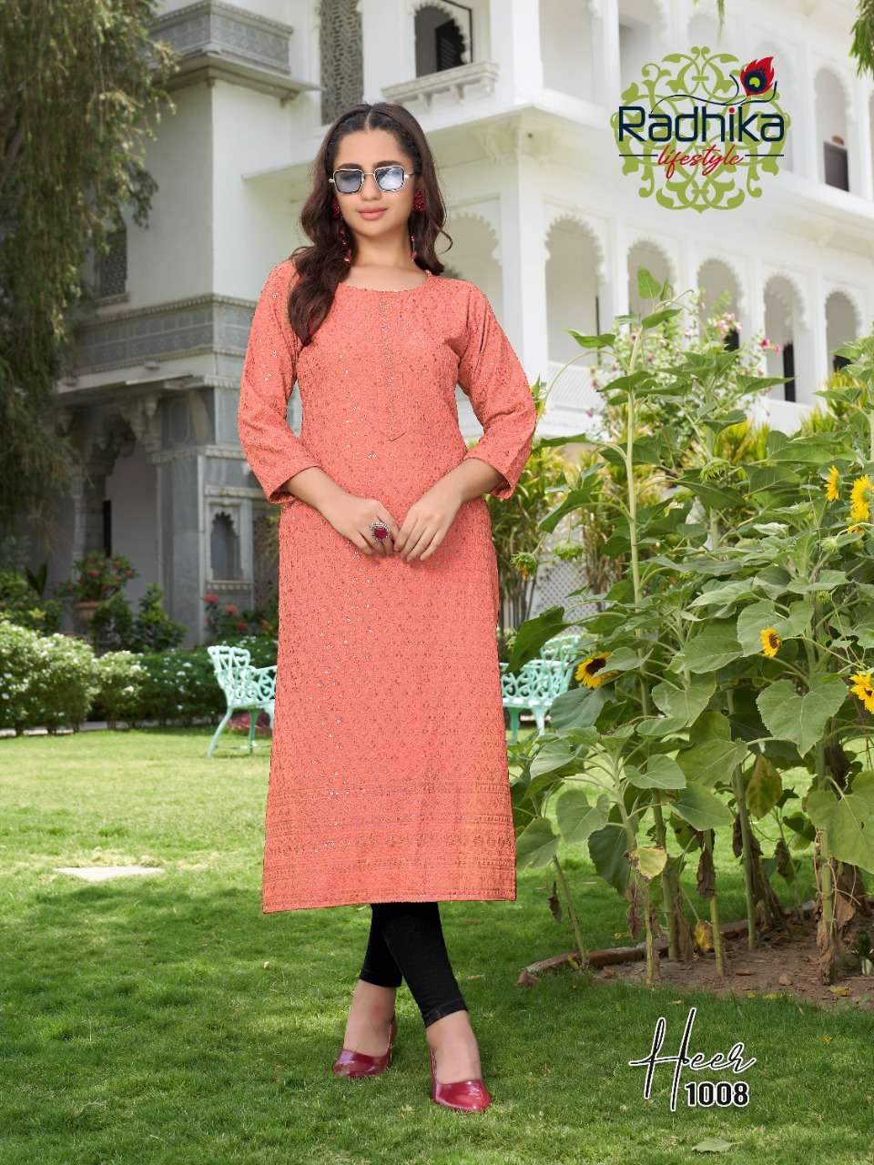 RADHIKA LIFESTYLE HEER  SHIFFLI KURTI CATALOG