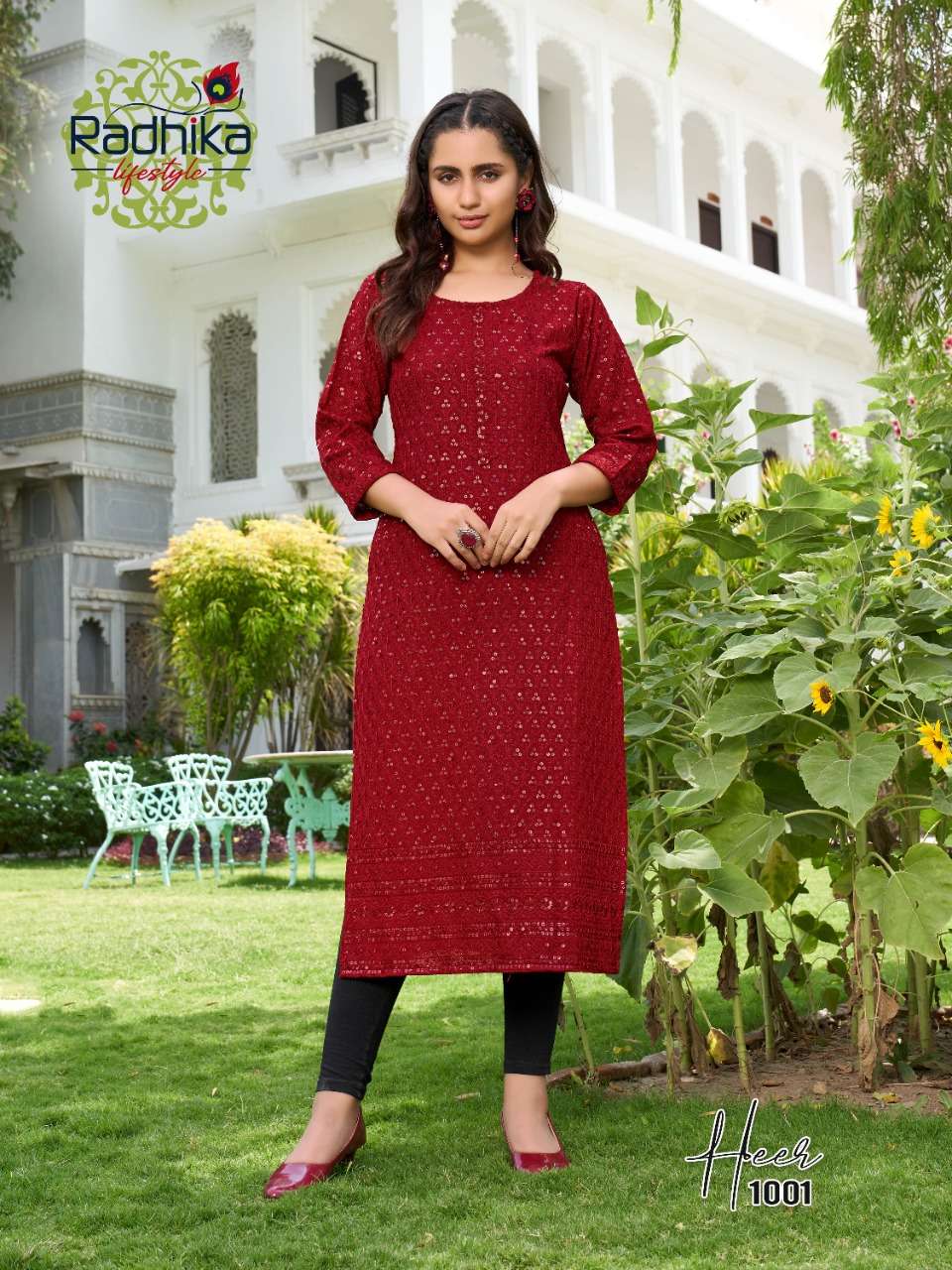RADHIKA LIFESTYLE HEER  SHIFFLI KURTI CATALOG