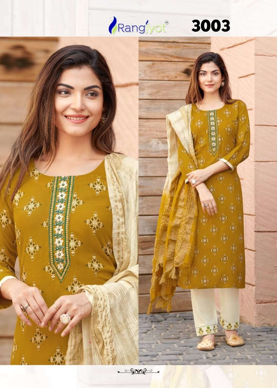 RANGJYOT RANGMAYA VOL-3 D.NO-3003 3PCS CONCEPT 