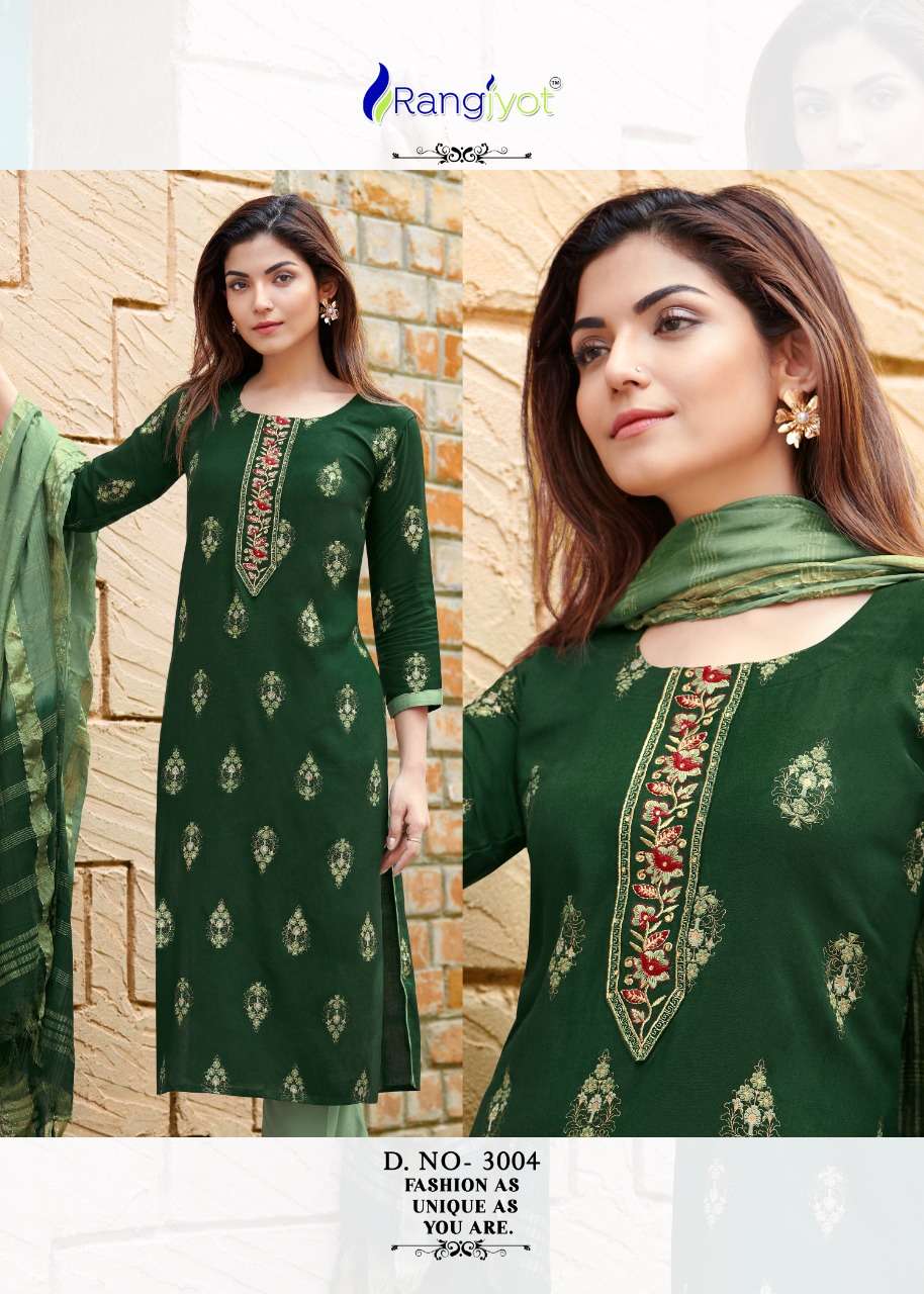 RANGJYOT RANGMAYA VOL-3 D.NO-3004 3PCS CONCEPT 