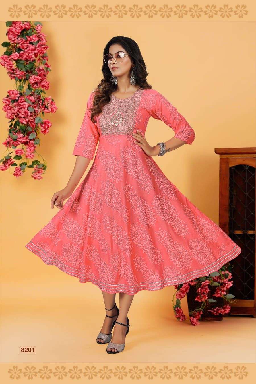 Indira 23206 Ethnic Wear Frock Style Kurti New Collection